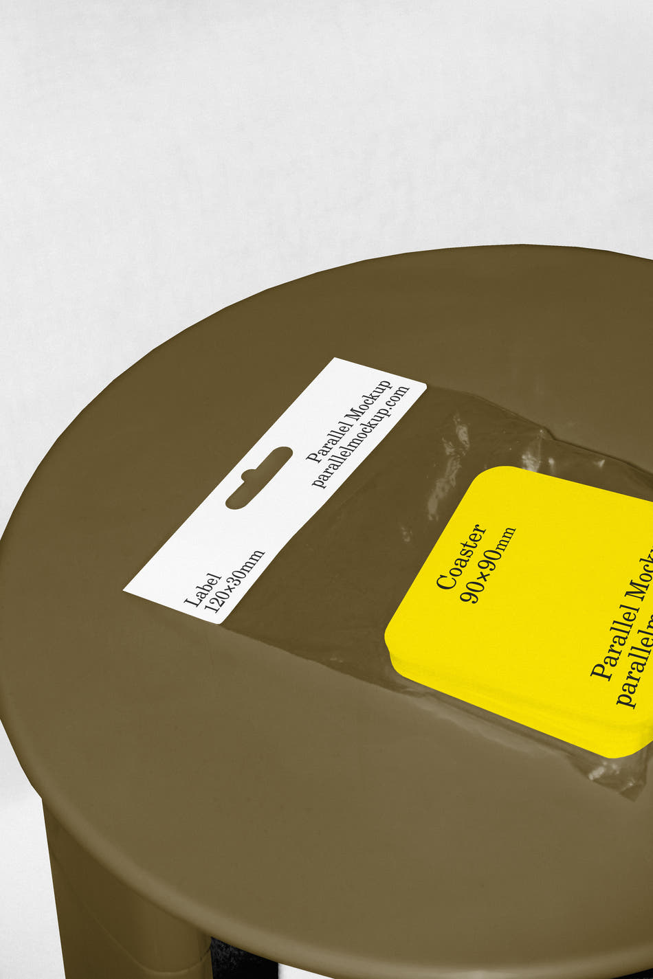 Coaster Mockup FO-A-01 - Coaster Mockup FO-A-01