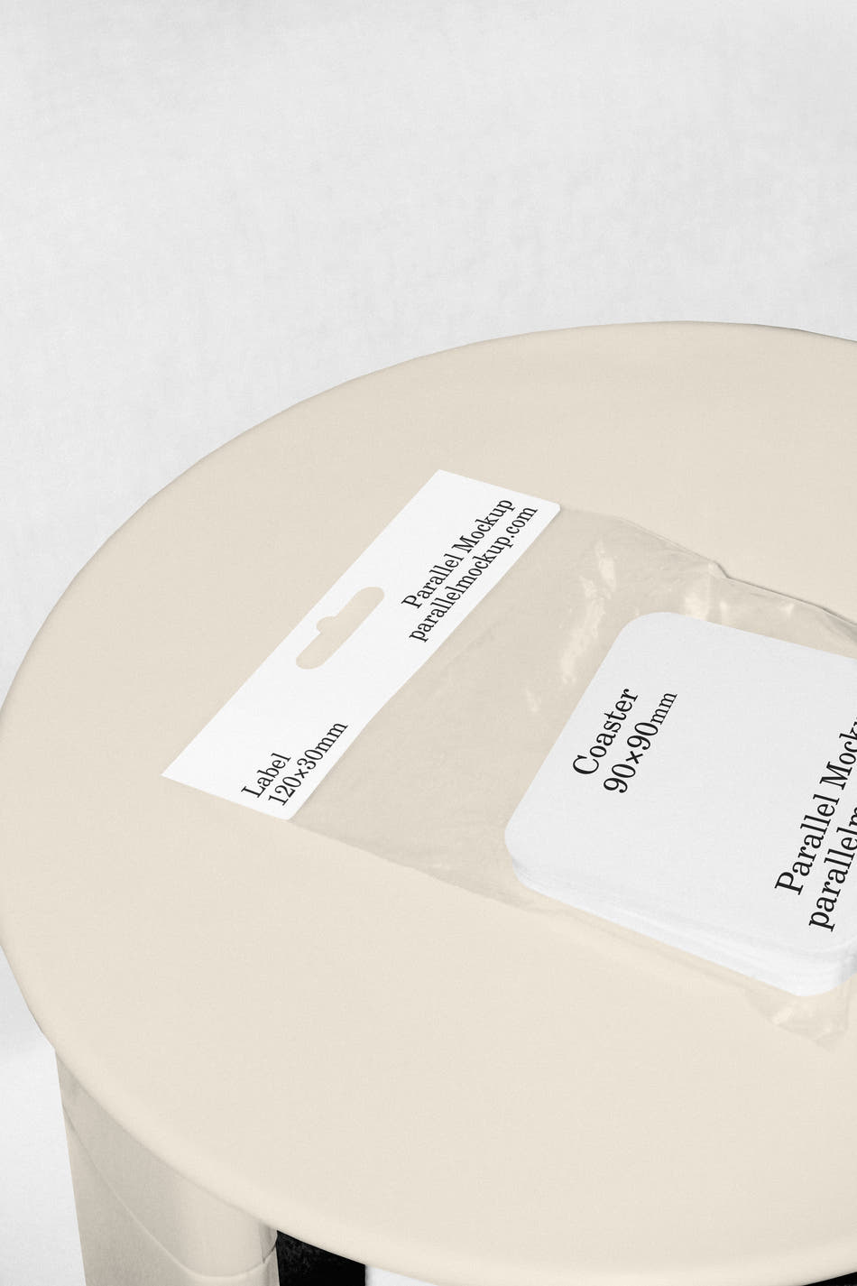 Coaster Mockup FO-A-01 - Coaster Mockup FO-A-01