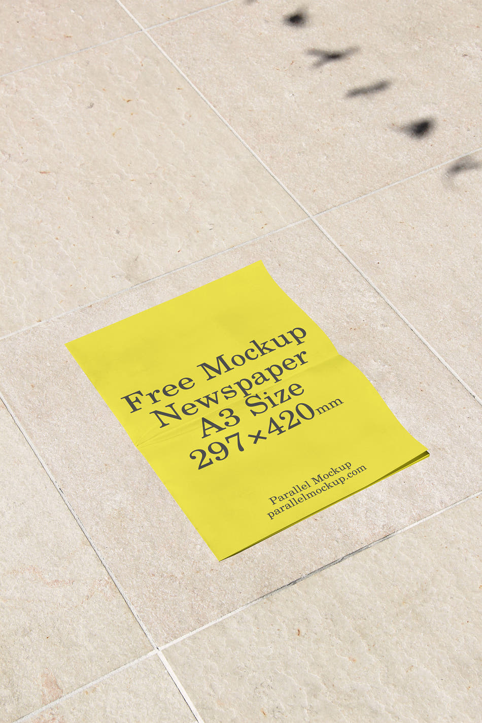 Newspaper Mockup FREE OF-B-19 - Secondary preview