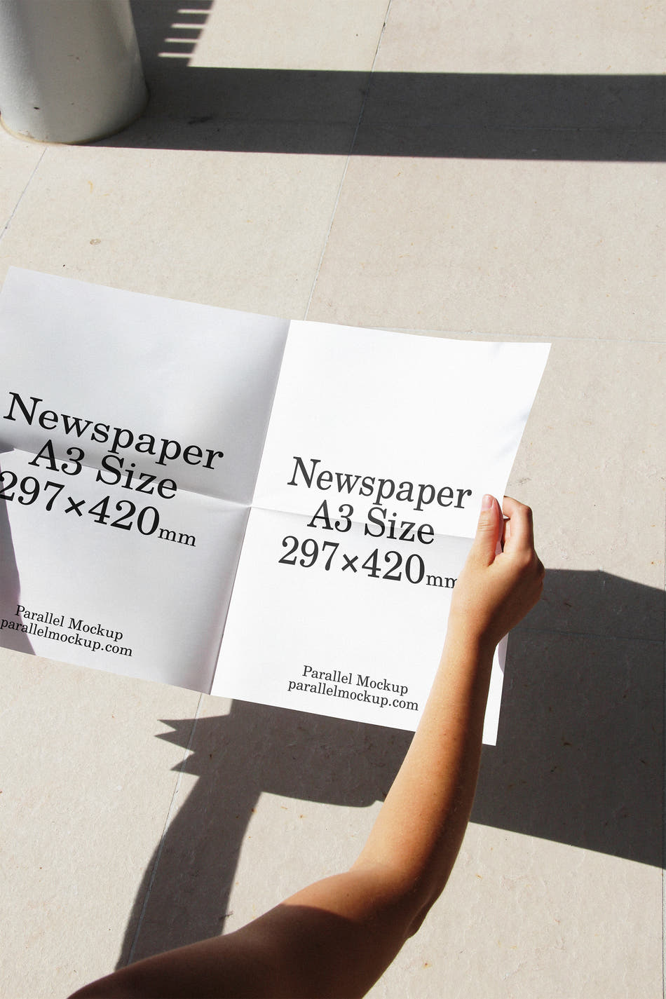 Newspaper Mockup OF-B-22 - Main preview