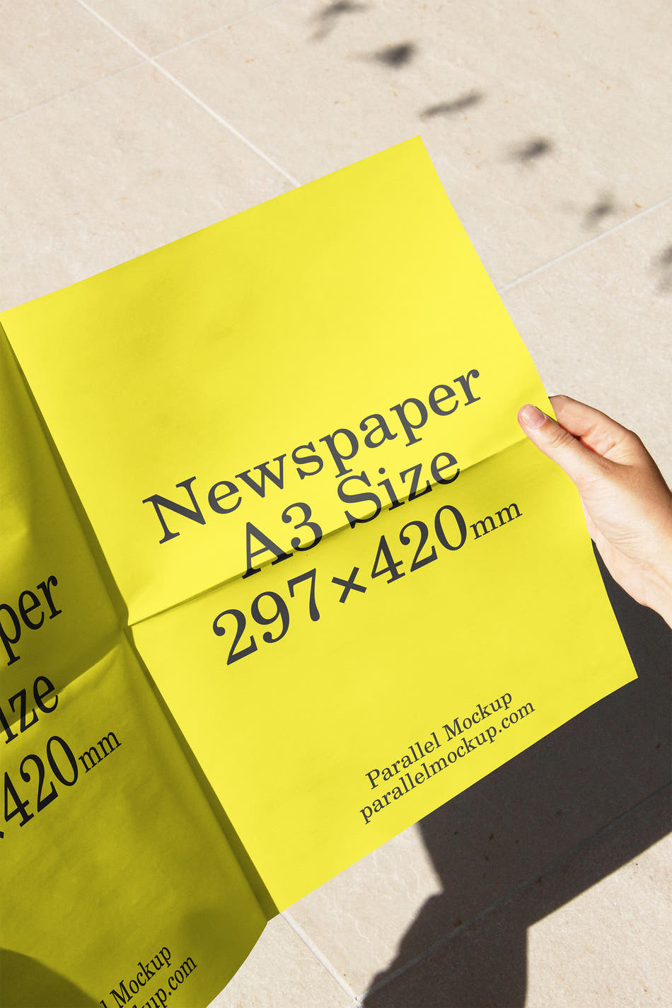 Newspaper Mockup OF-B-20 - Secondary preview