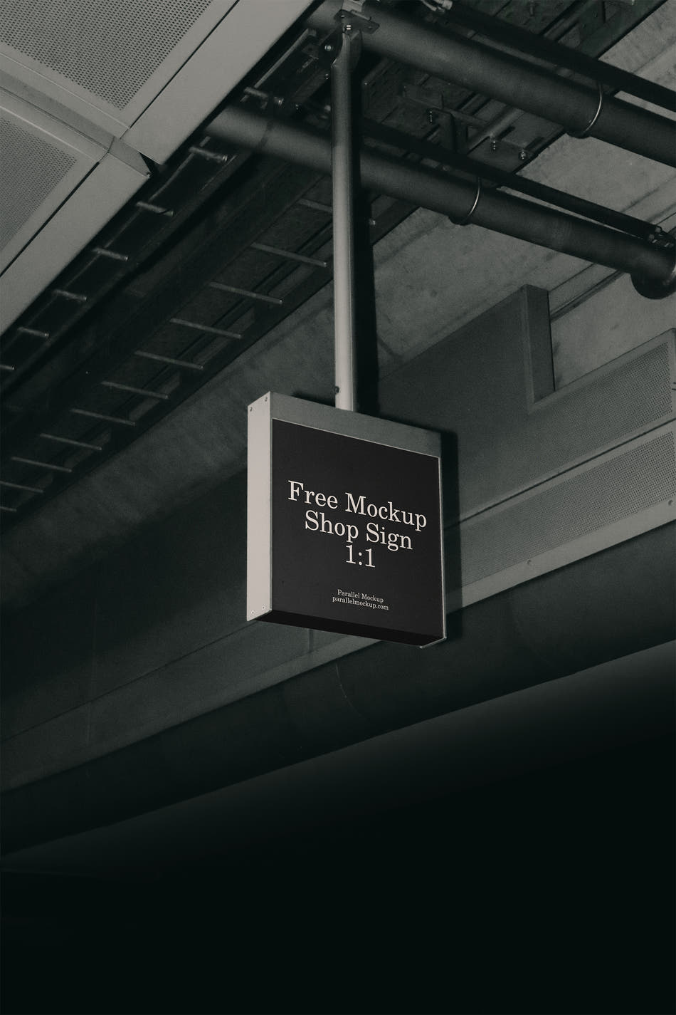 Shop Sign Mockup FREE-08 - Secondary preview