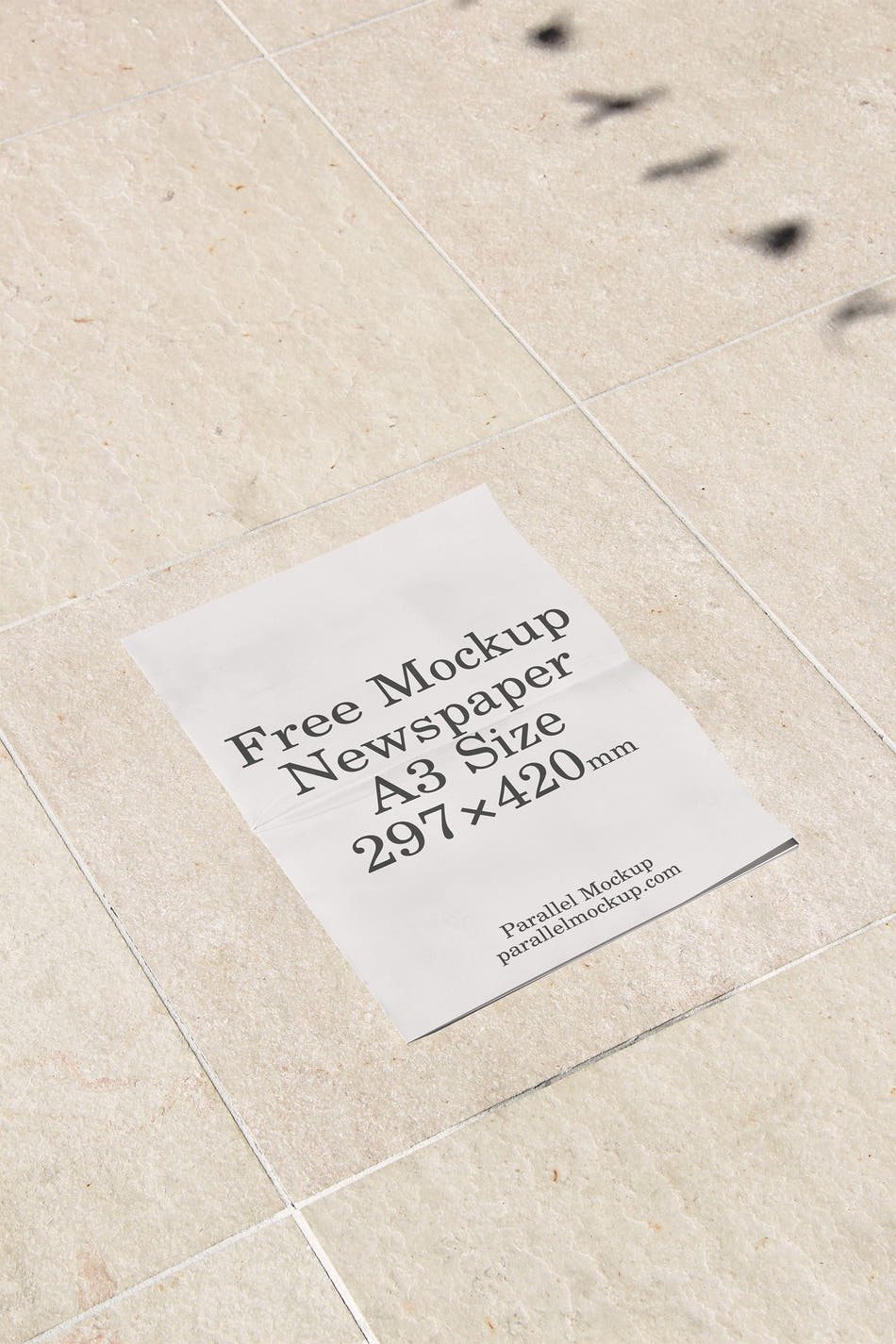 Newspaper Mockup FREE OF-B-19 - Main preview