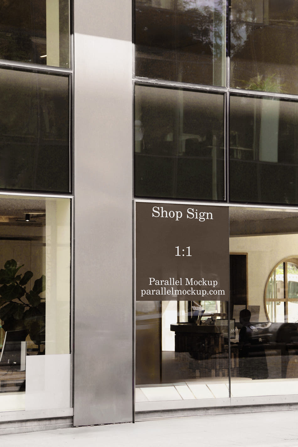 Shop Sign Mockup CI-A-16 - Shop Sign Mockup CI-A-16