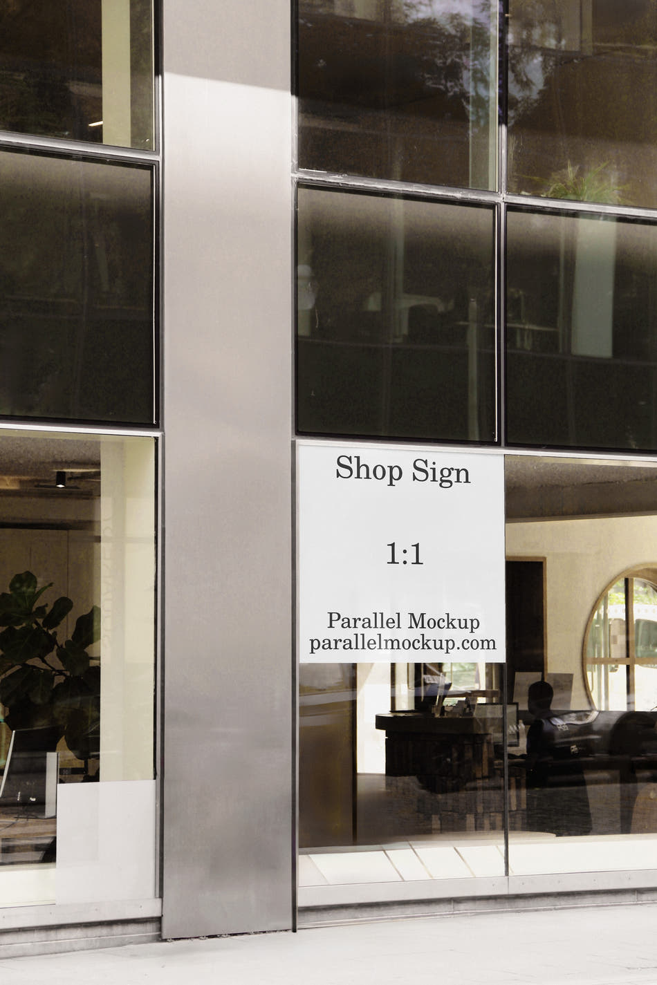 Shop Sign Mockup CI-A-16 - Shop Sign Mockup CI-A-16