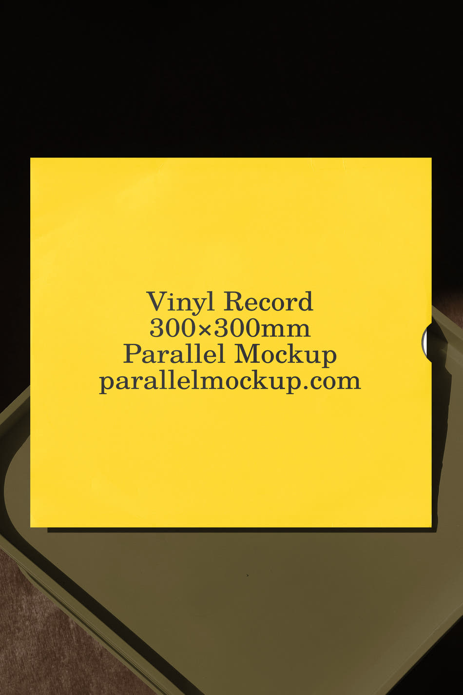 Vinyl Record Mockup OF-B-35 - Secondary preview