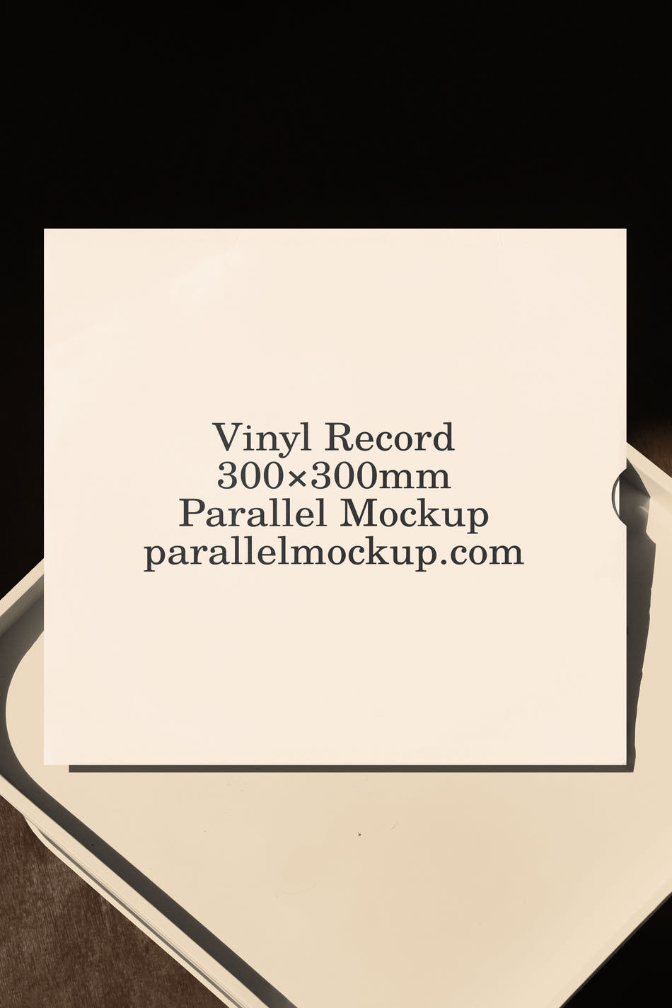 Vinyl Record Mockup OF-B-35 - Main preview