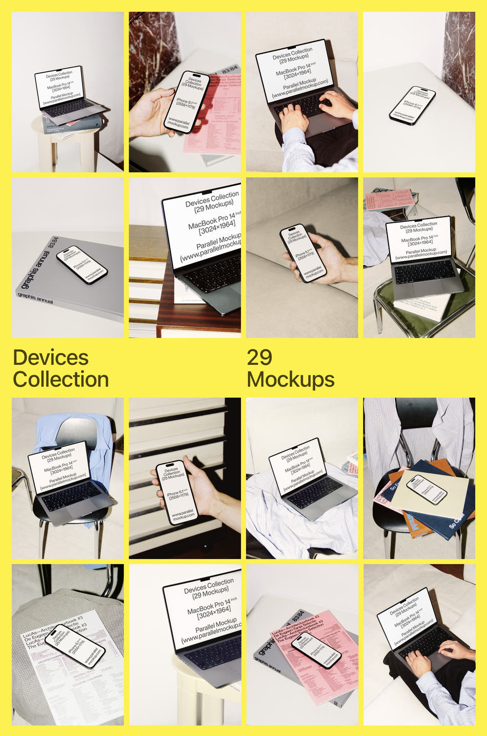 Devices Collection (29 mockups) - Devices Collection (29 mockups)