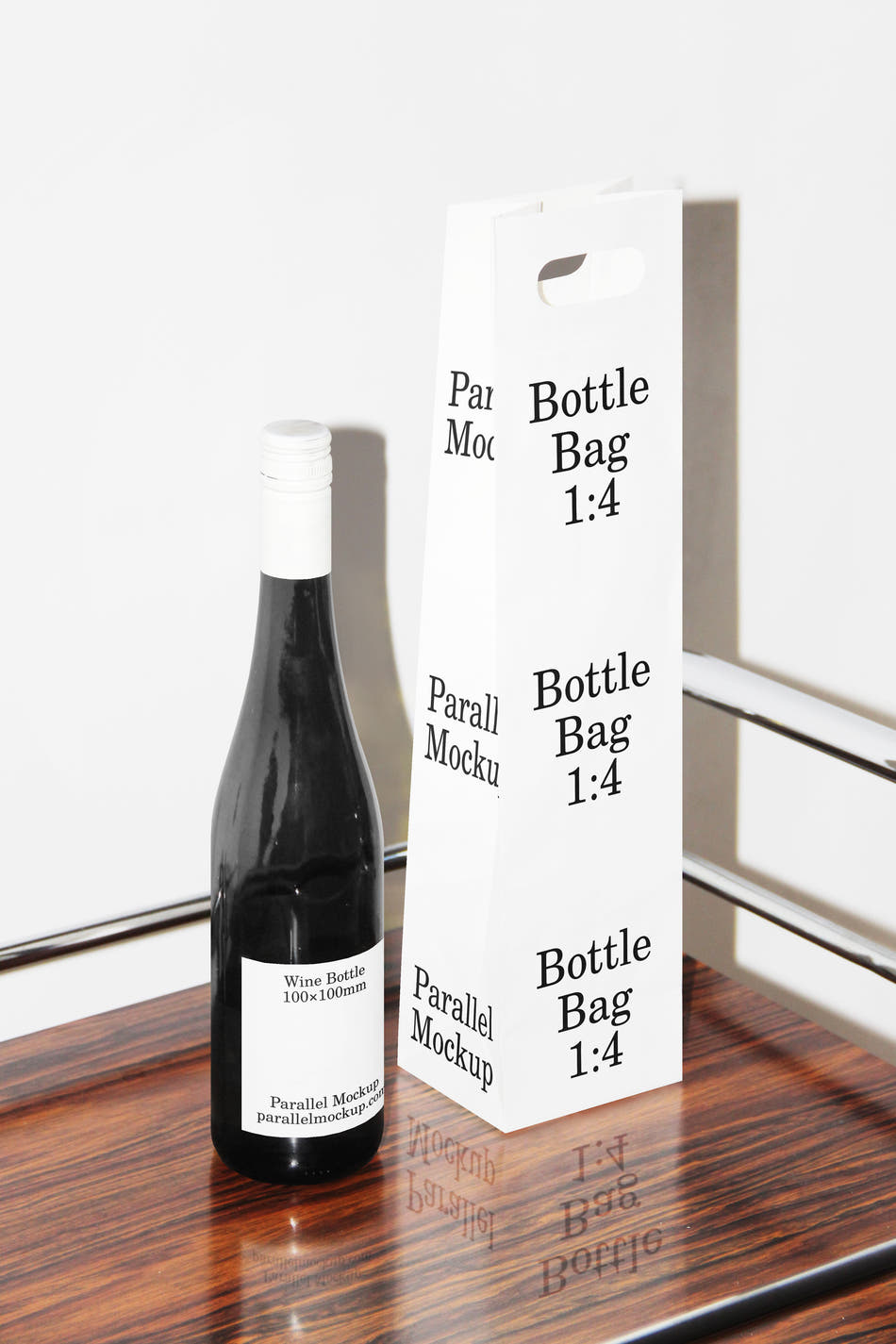 Wine Bottle & Bottle Box FO-A-19 - Wine Bottle & Bottle Box FO-A-19