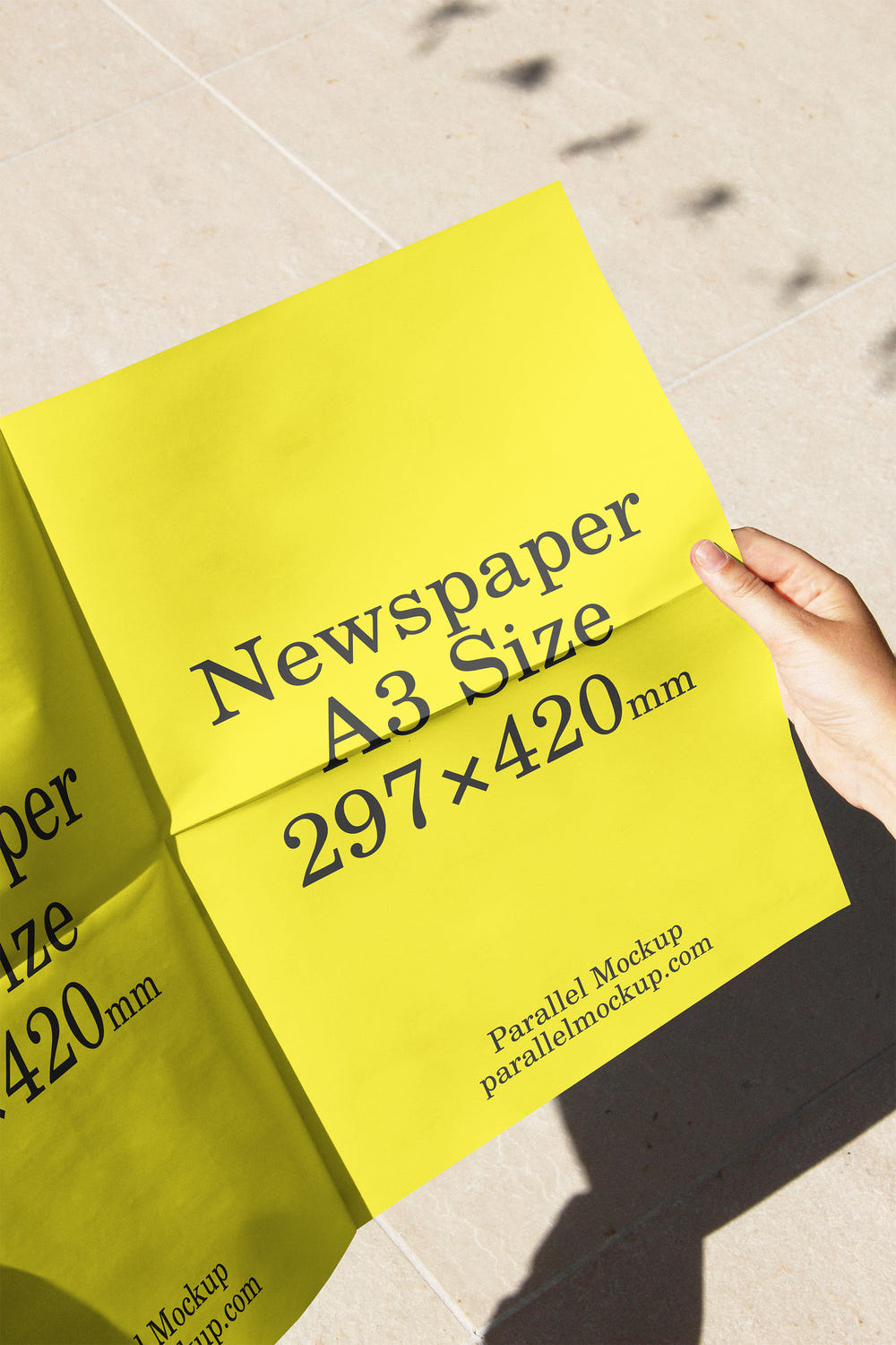 Newspaper Mockup OF-B-20 - Newspaper Mockup OF-B-20 - 2 of 2