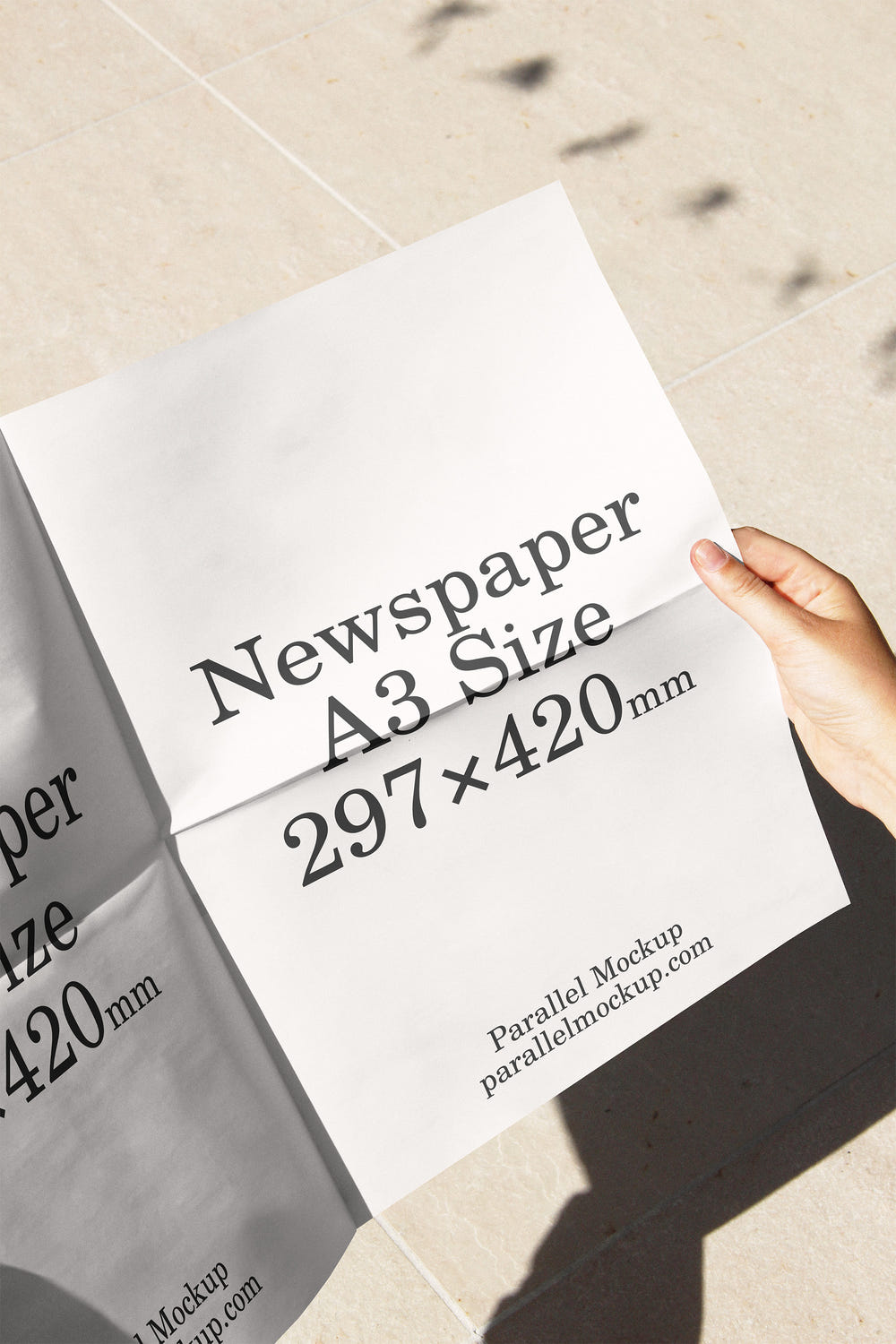 Newspaper Mockup OF-B-20 - Newspaper Mockup OF-B-20 - 1 of 2
