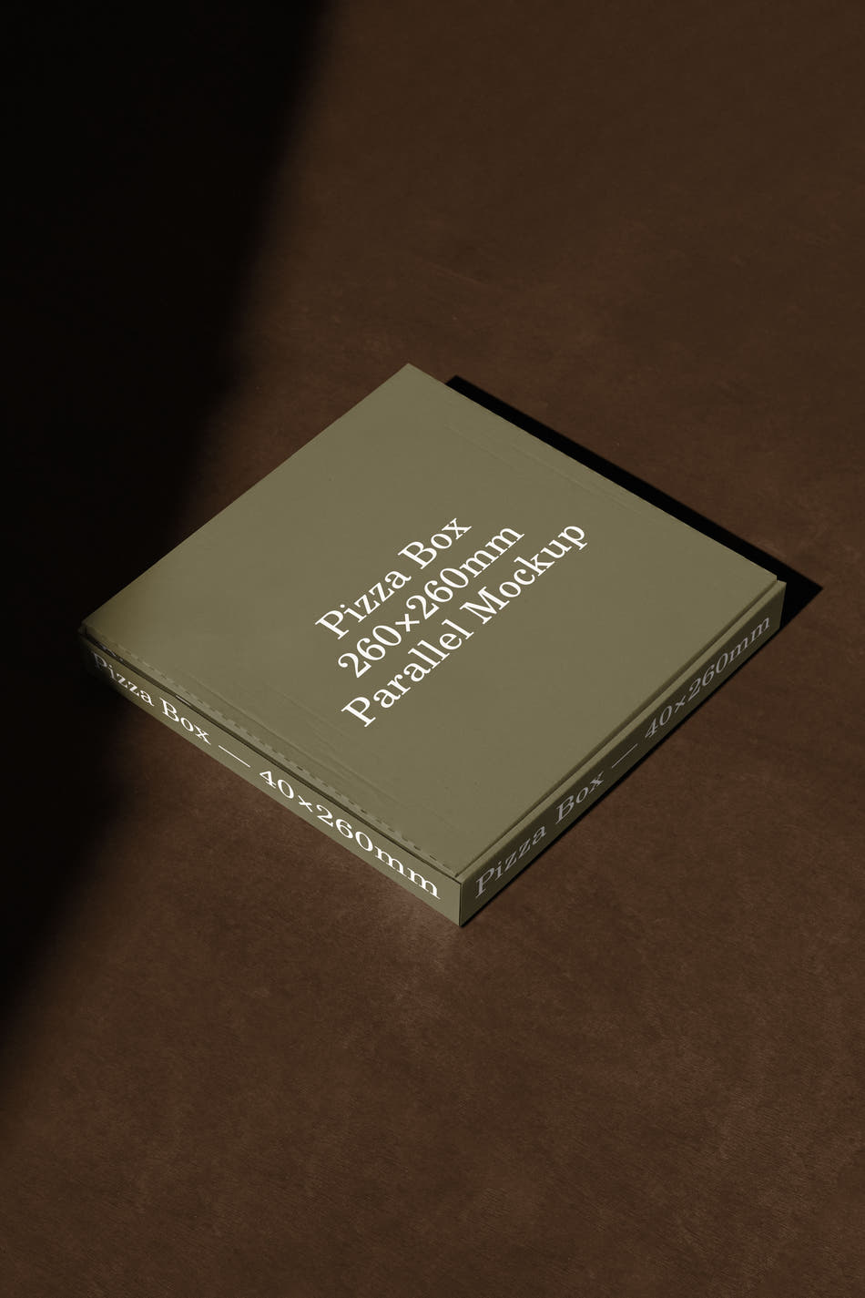Pizza Box Mockup FO-A-10 - Pizza Box Mockup FO-A-10