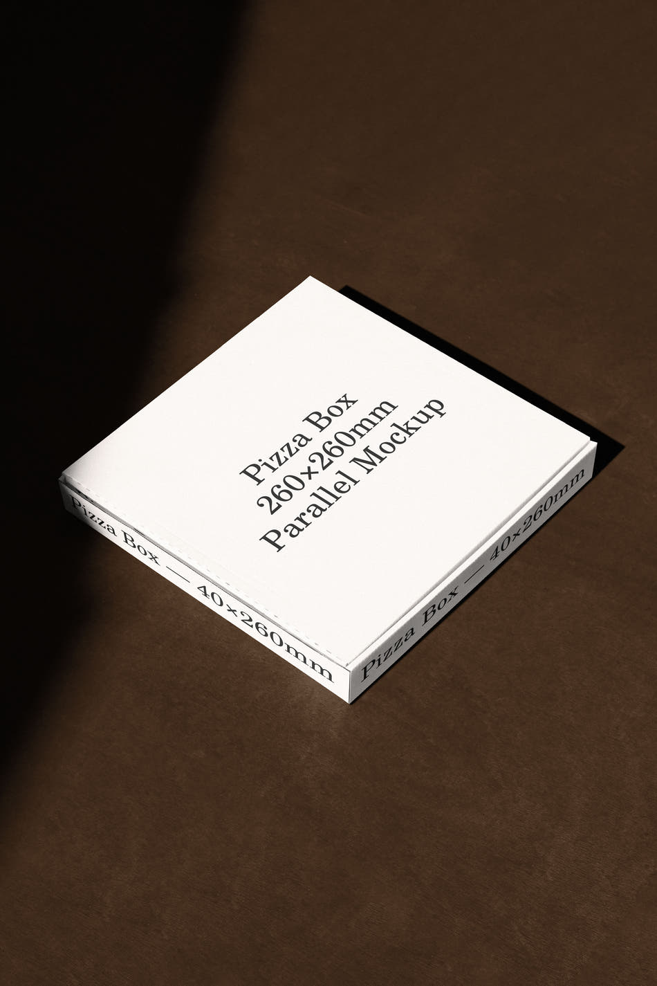 Pizza Box Mockup FO-A-10 - Pizza Box Mockup FO-A-10