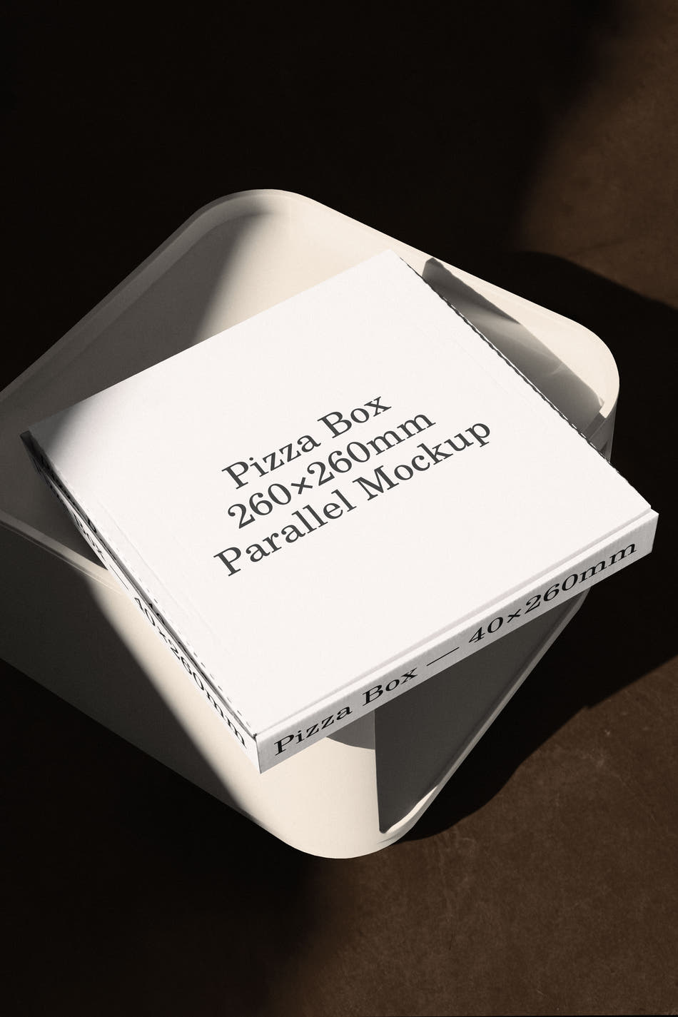 Pizza Box Mockup FO-A-13 - Pizza Box Mockup FO-A-13