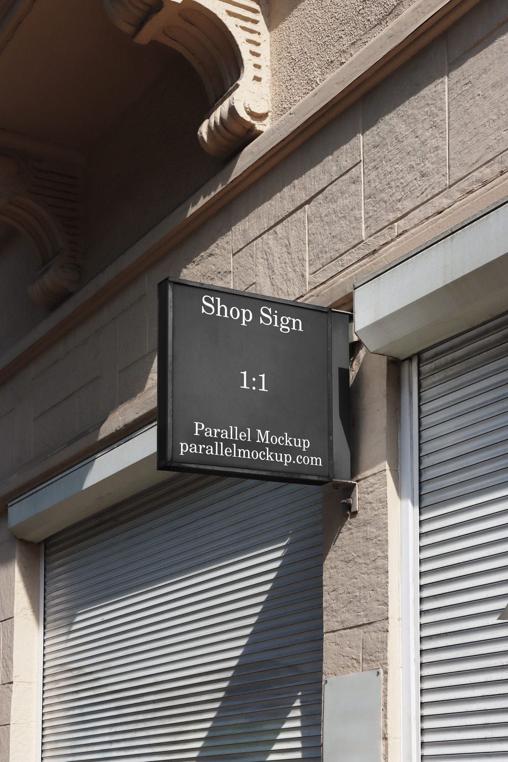 Shop Sign Mockup CI-A-01 - Shop Sign Mockup CI-A-01 - 2 of 2