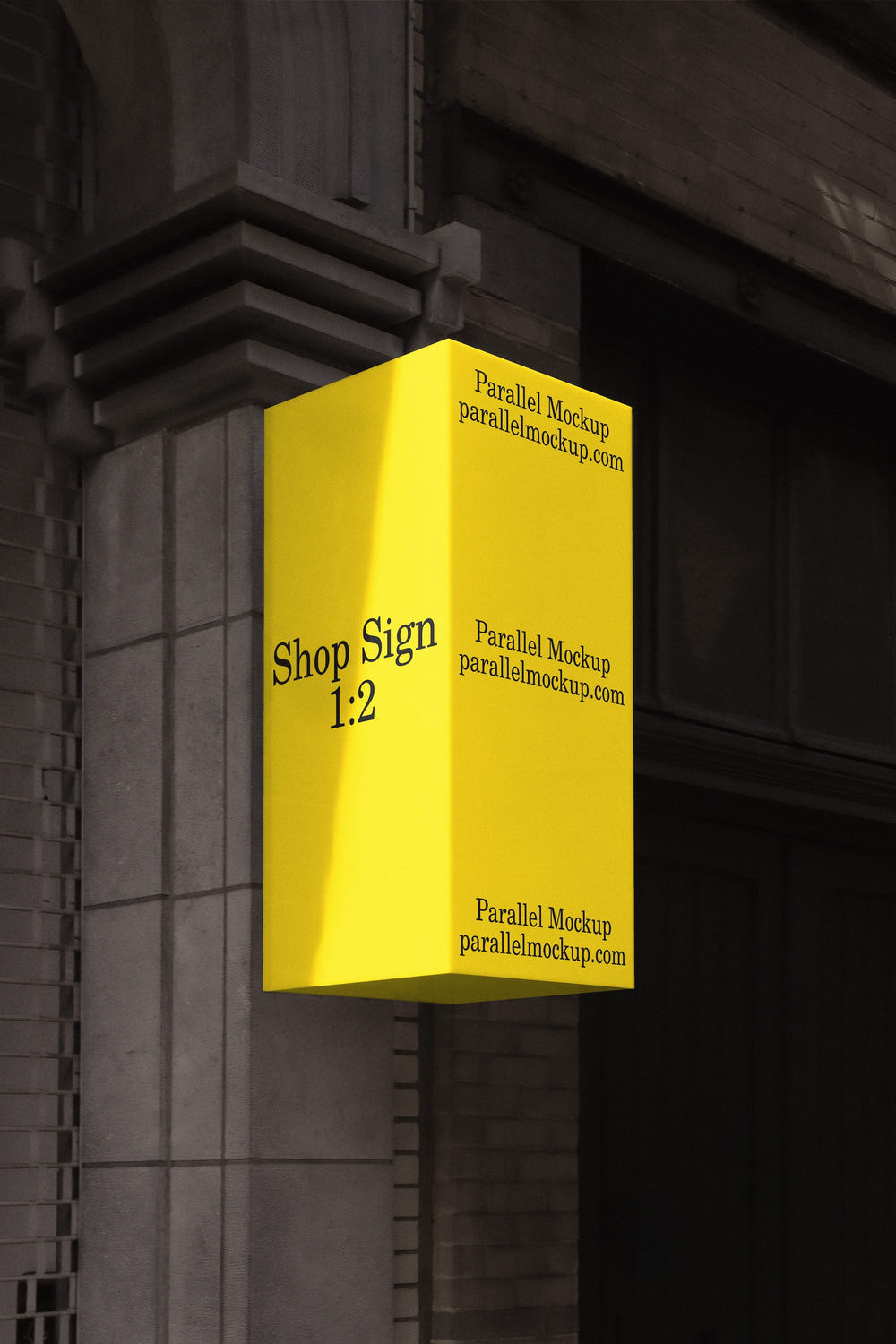 Shop Sign Mockup CI-A-02 - Shop Sign Mockup CI-A-02 - 2 of 2