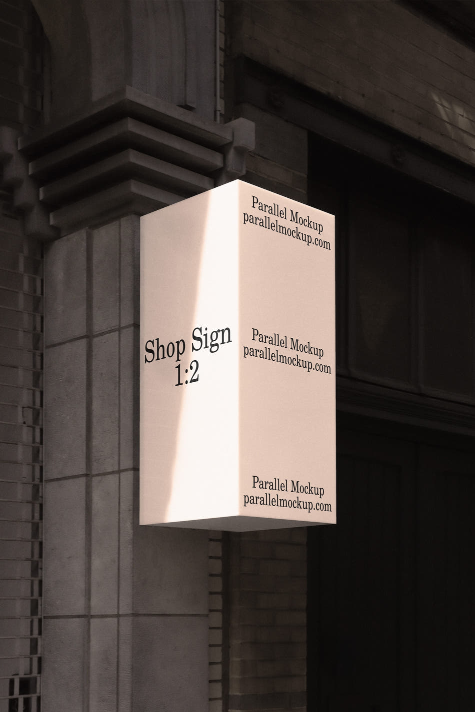 Shop Sign Mockup CI-A-02 - Main preview