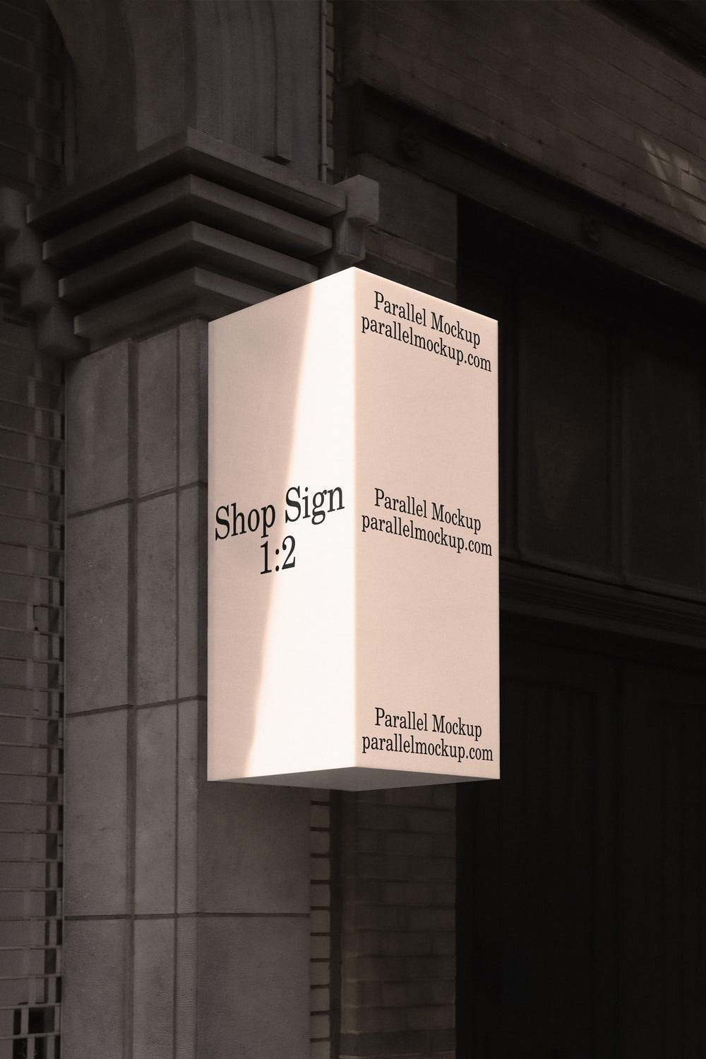 Shop Sign Mockup CI-A-02 - Shop Sign Mockup CI-A-02 - 1 of 2