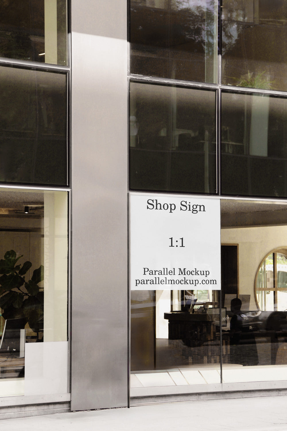 Shop Sign Mockup CI-A-16 - Shop Sign Mockup CI-A-16 - 1 of 2
