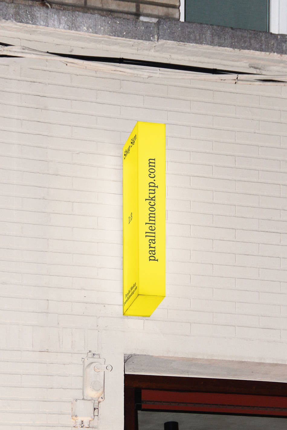 Shop Sign Mockup CI-B-02 - Secondary preview
