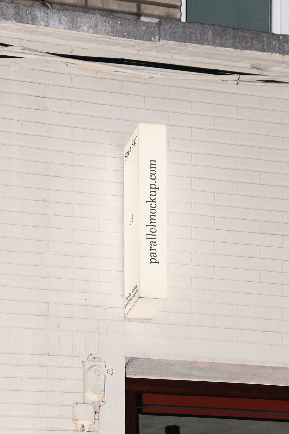 Shop Sign Mockup CI-B-02 - Main preview