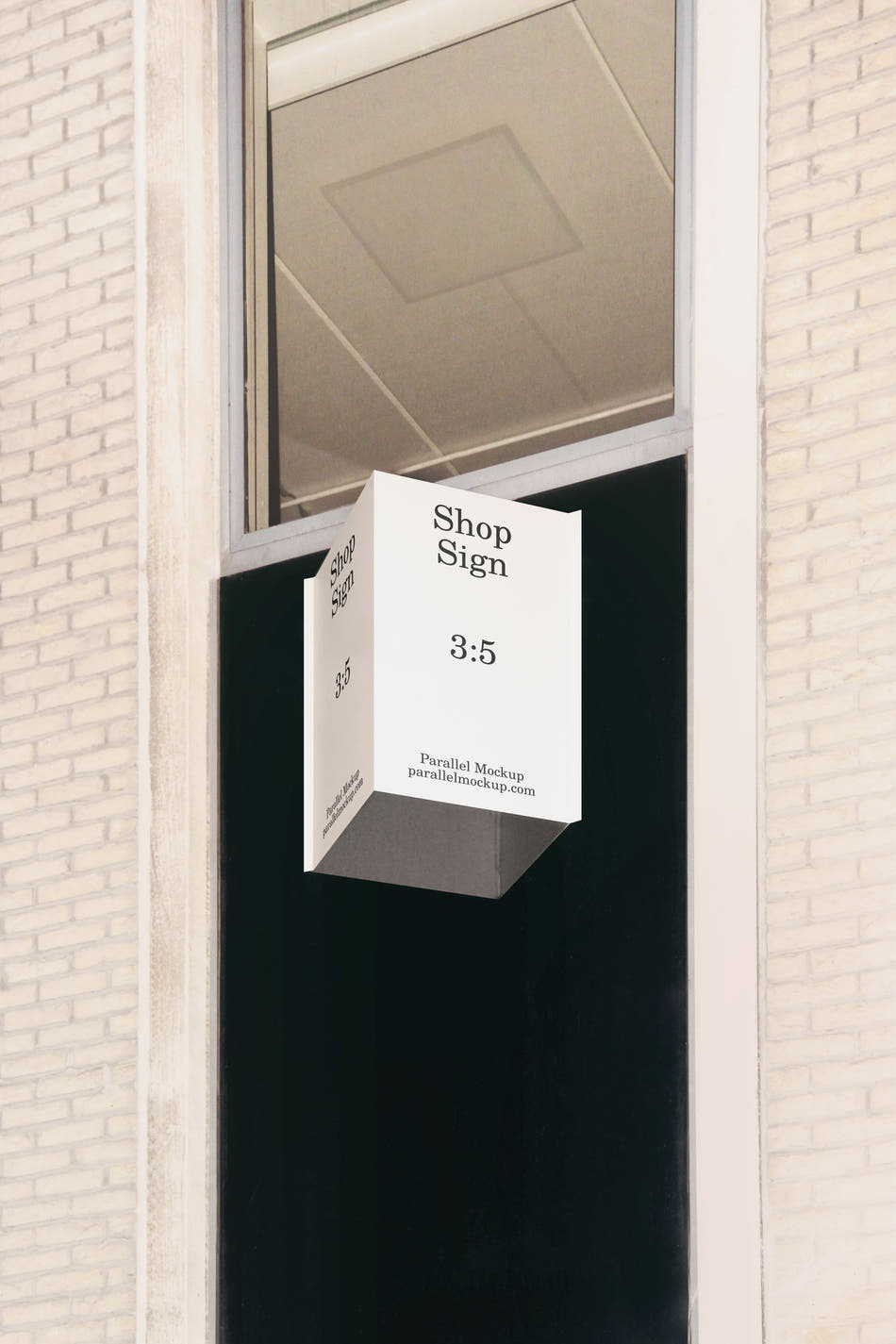 Shop Sign Mockup CI-B-03 - Main preview