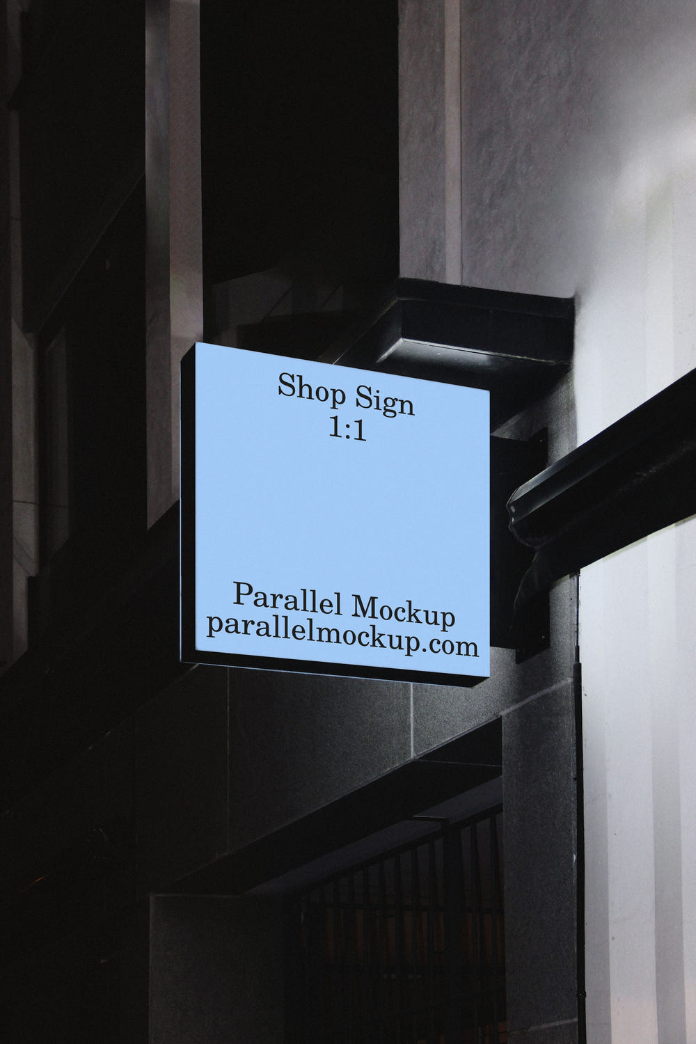 Shop Sign Mockup CI-B-04 - Shop Sign Mockup CI-B-04 - 2 of 2