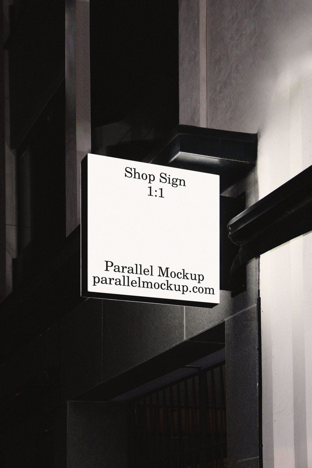 Shop Sign Mockup CI-B-04 - Shop Sign Mockup CI-B-04 - 1 of 2