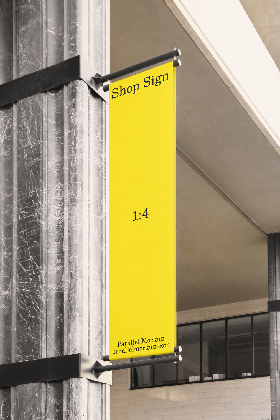 Shop Sign Mockup CI-B-05 - Secondary preview