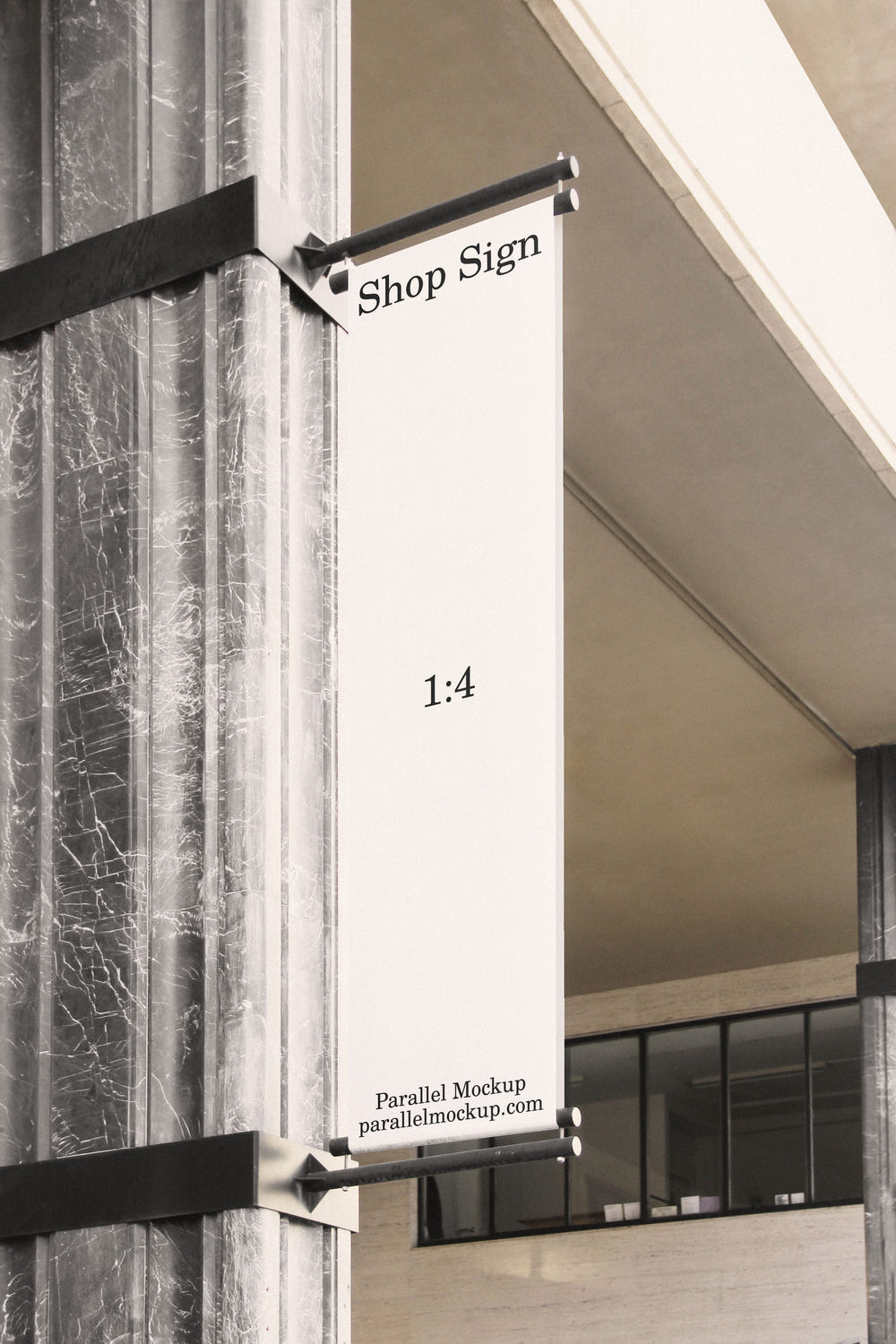 Shop Sign Mockup CI-B-05 - Shop Sign Mockup CI-B-05 - 1 of 2