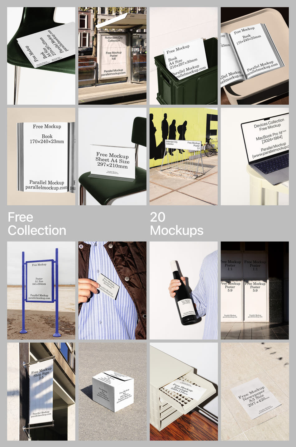 Free Collection (20 mockups) - Main preview