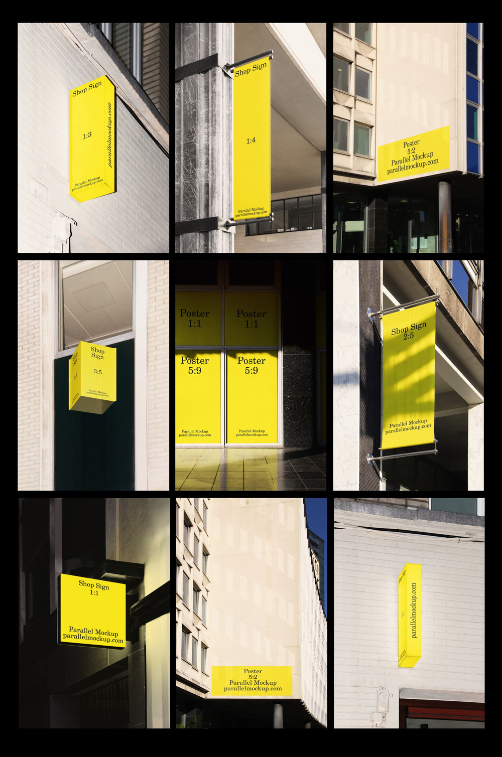 City Collection B (13 mockups) - City Collection B (13 mockups)