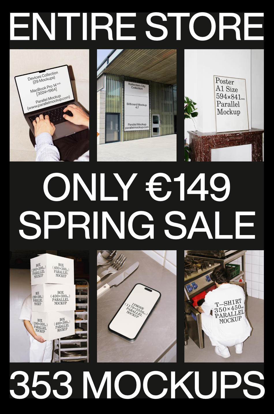 Entire Store (353 mockups)