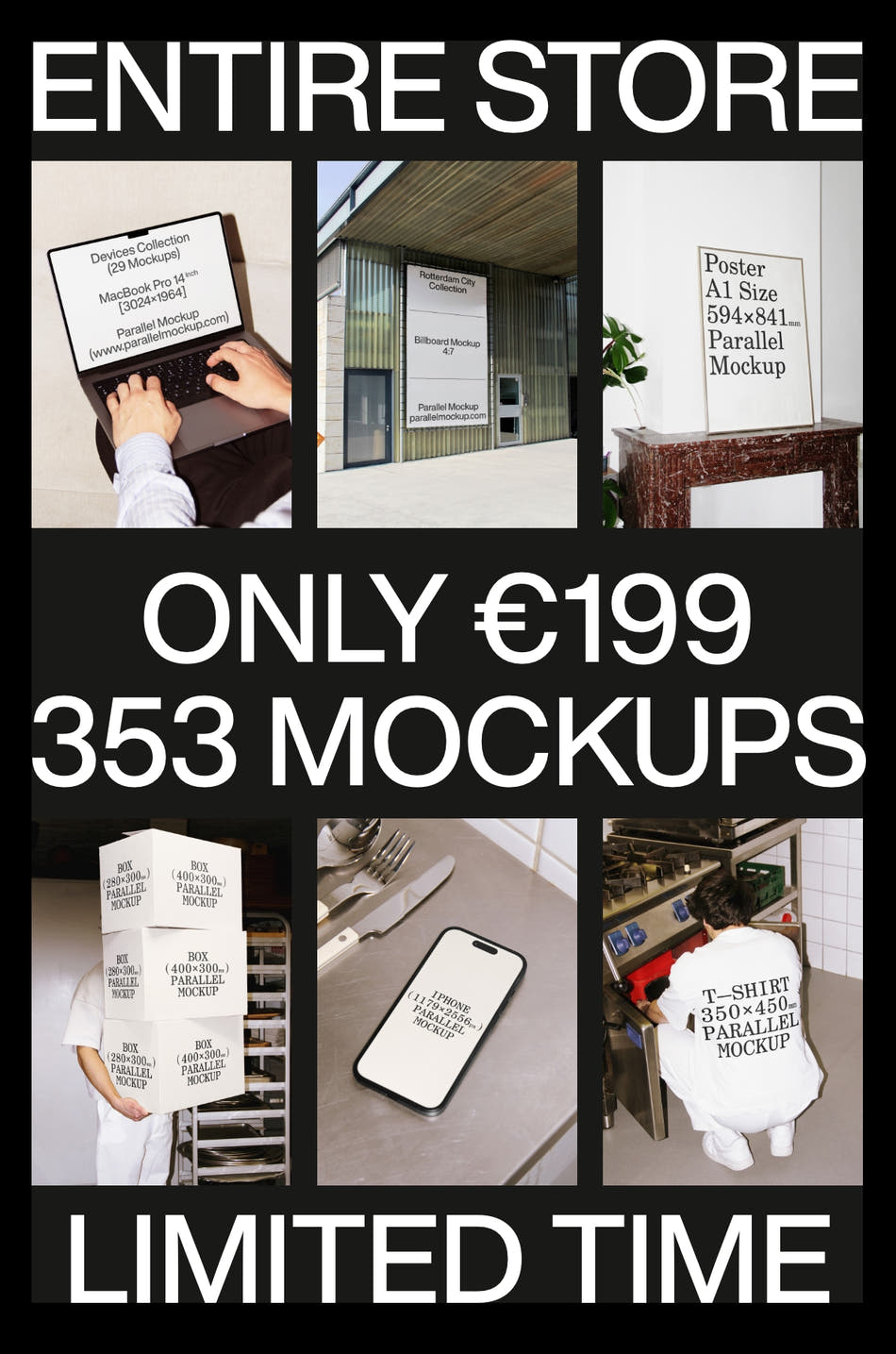 Entire Store (353 mockups)
