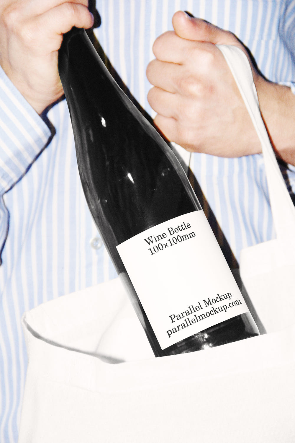 Wine Bottle Mockup FO-A-15 - Wine Bottle Mockup FO-A-15 - 1 of 2