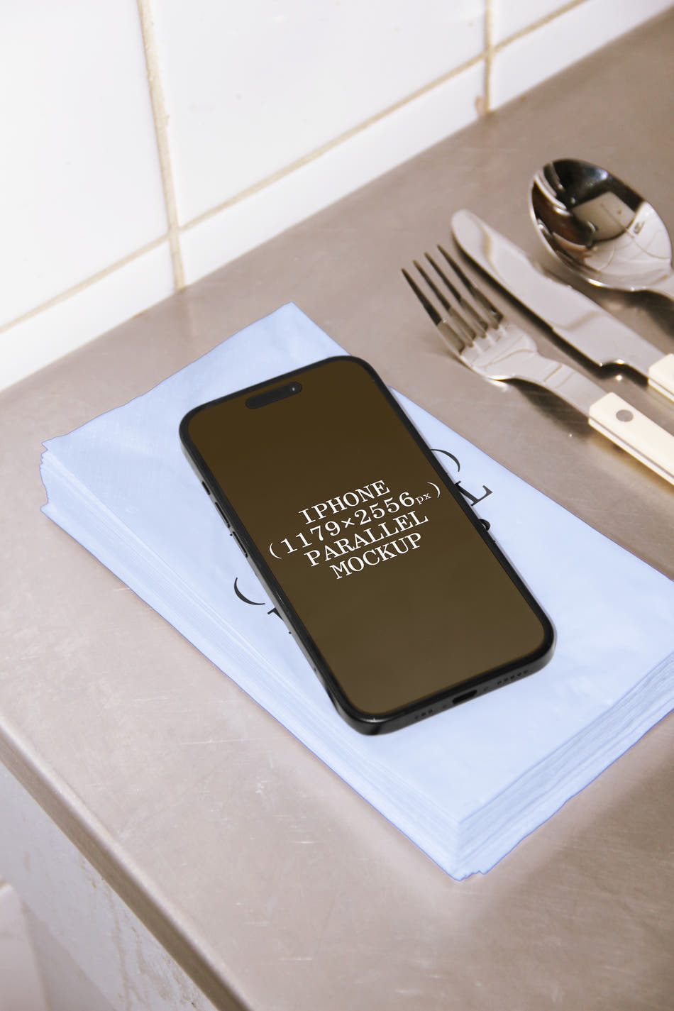 iPhone & Napkin BI-A-46 - iPhone & Napkin BI-A-46