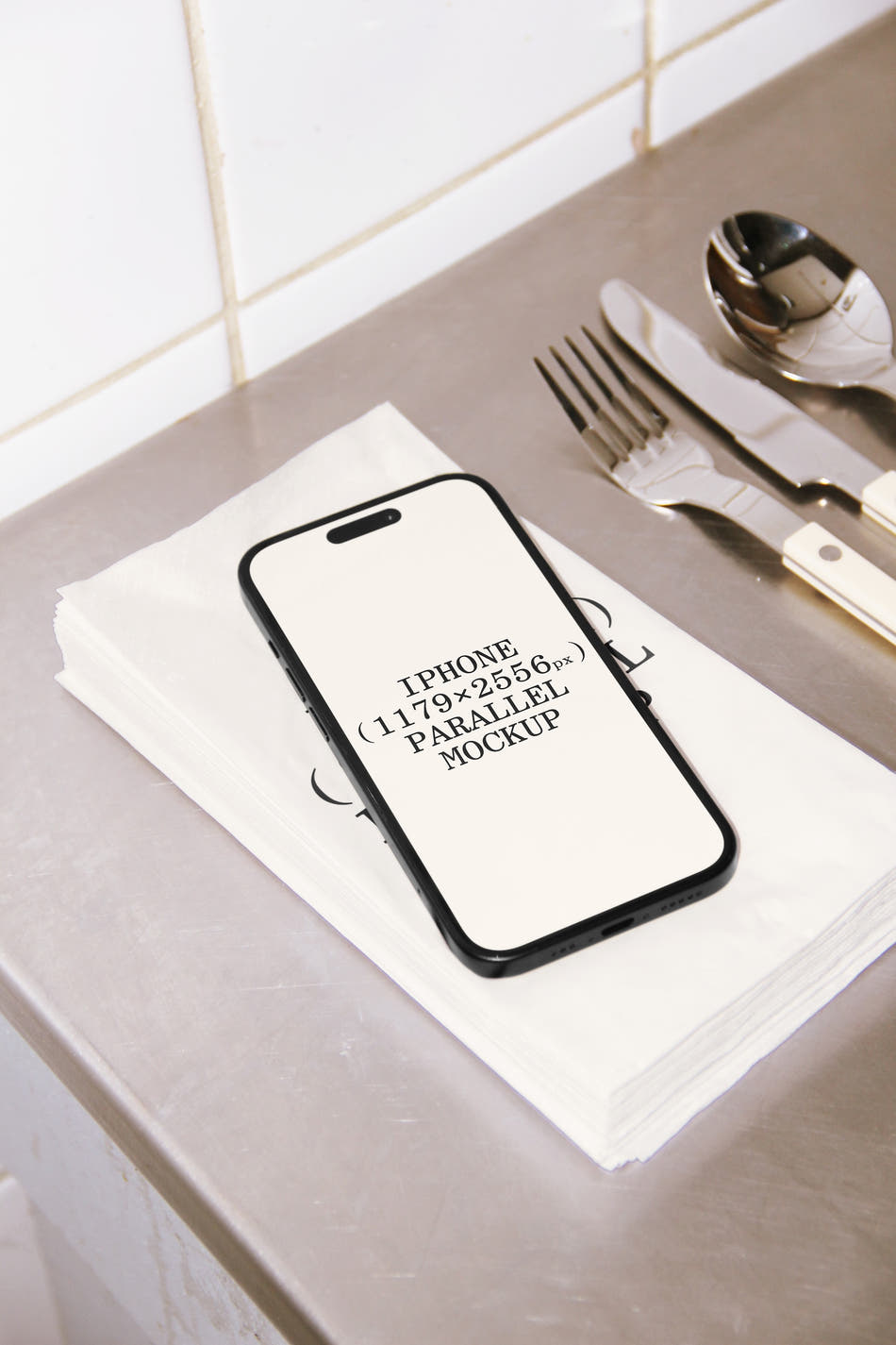 iPhone & Napkin BI-A-46 - iPhone & Napkin BI-A-46