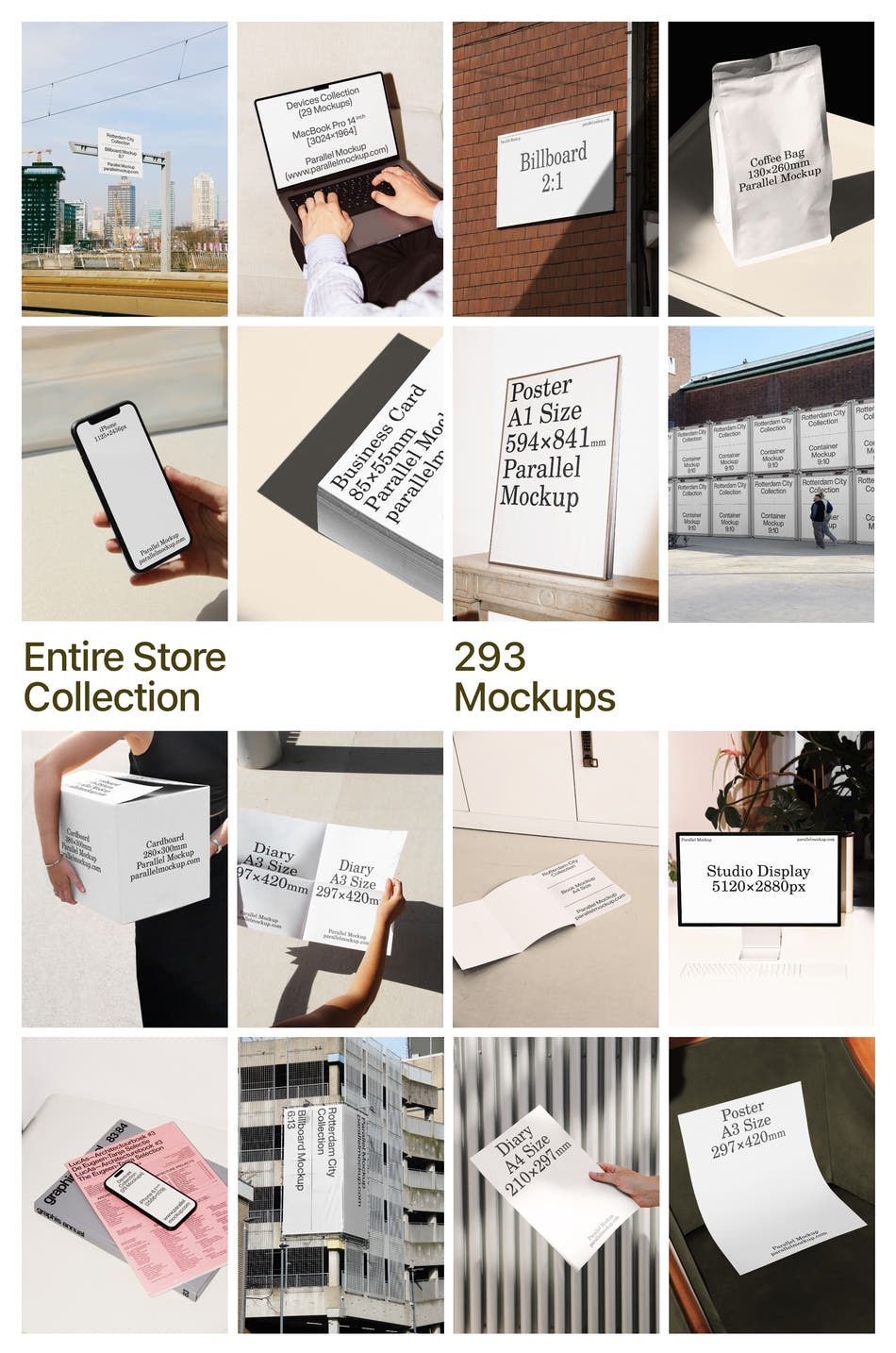 Entire Store (293 mockups)