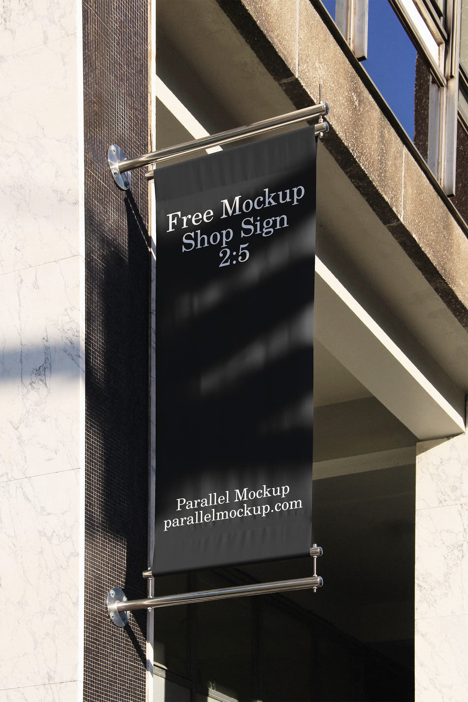 Shop Sign Mockup FREE CI-B-06 - Secondary preview